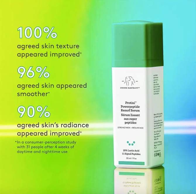 Drunk Elephant Protini™ Powerpeptide Resurfacing Serum with Lactic Acid