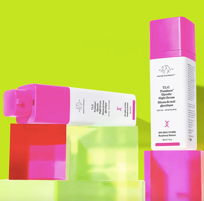 Drunk Elephant T.L.C. Framboos™ Glycolic Resurfacing Night Serum