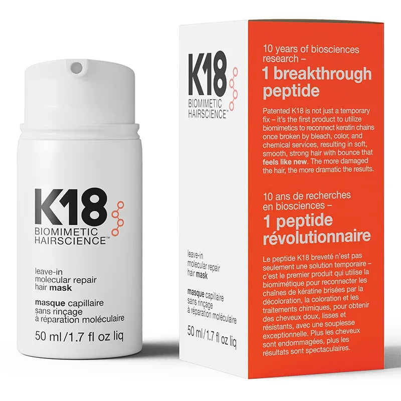 K18 Biomimetic Hairscience Leave-In Molecular Repair Hair Mask